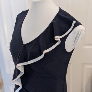 Jazz Ruffle Detail Knit Dress